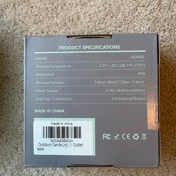 Insoma Water Timers SGW05 New in Sealed Box Lot of 2 - Picture 3 of 5